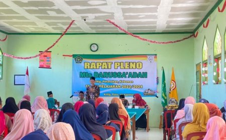 MTs DARUSSA’ADAH ADAKAN RAPAT PLENO AWAL TAHUN PELAJARAN 2023/2024