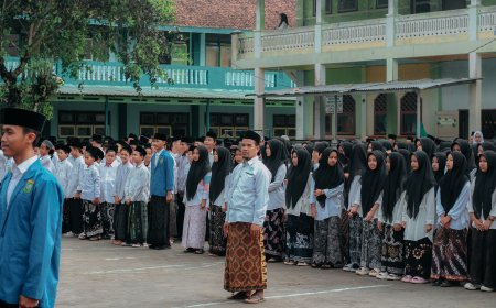 Upacara Hari Santri Nasional YAKPI Darussa’adah Kebumen